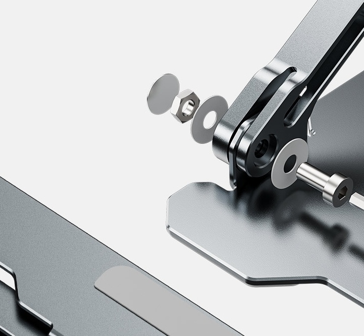 Adjustable Laptop Stand Portable Computer Stand Aluminum Alloy Laptop Riser Compatible Laptop Stand Holder - Image 10